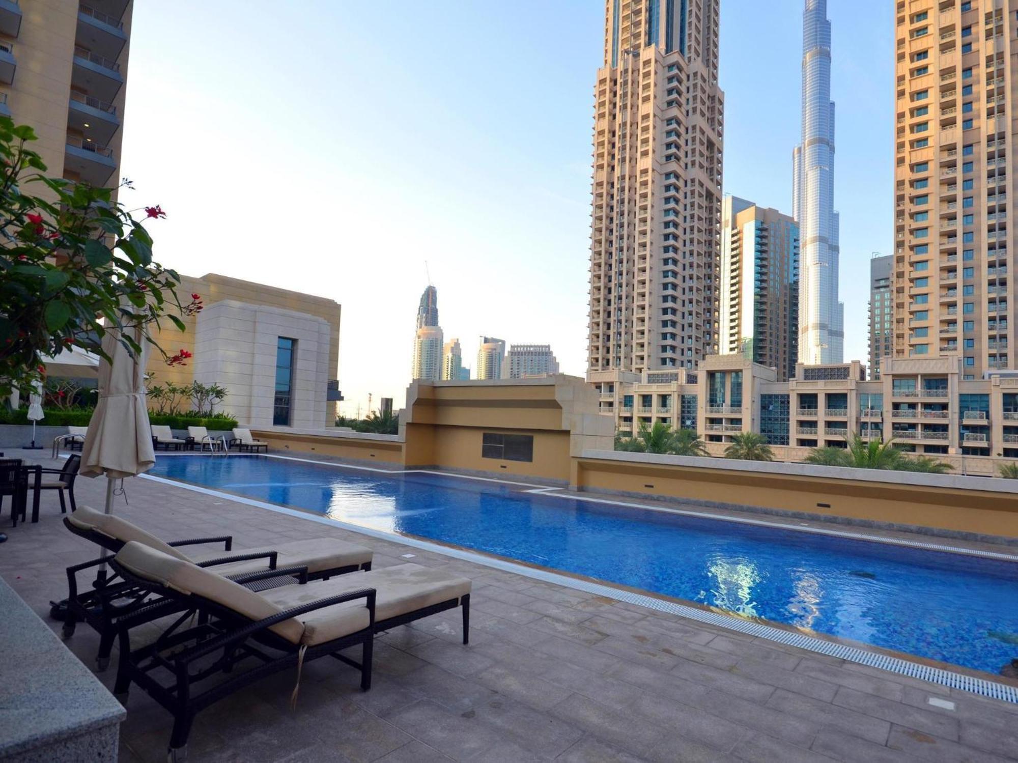 Lux 1Br 2 Min To Burj Khalifa Apartment Dubai Bagian luar foto