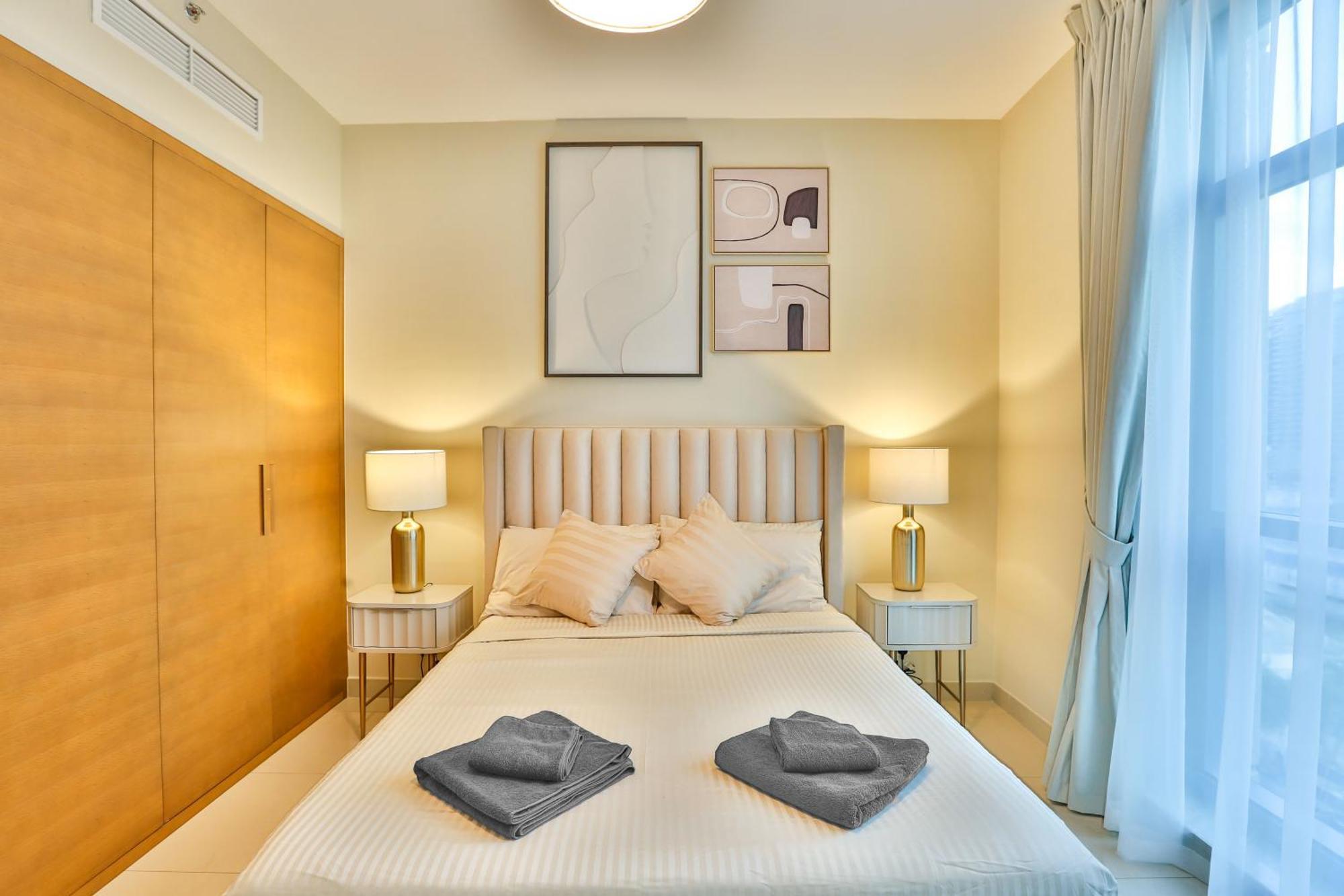 Lux 1Br 2 Min To Burj Khalifa Apartment Dubai Bagian luar foto